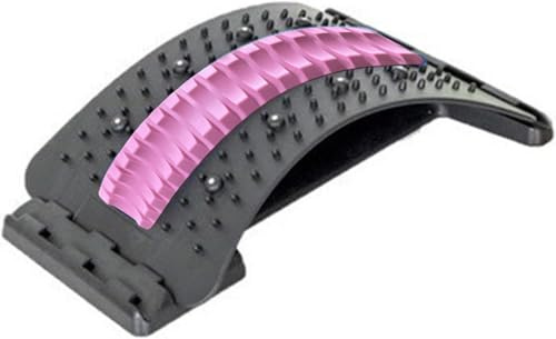 Tavola di supporto lombare multifunzionale, correttore posturale, barella posteriore e massaggiatore per alleviare collo e colonna vertebrale, design portatile con punti di magnetoterapia e