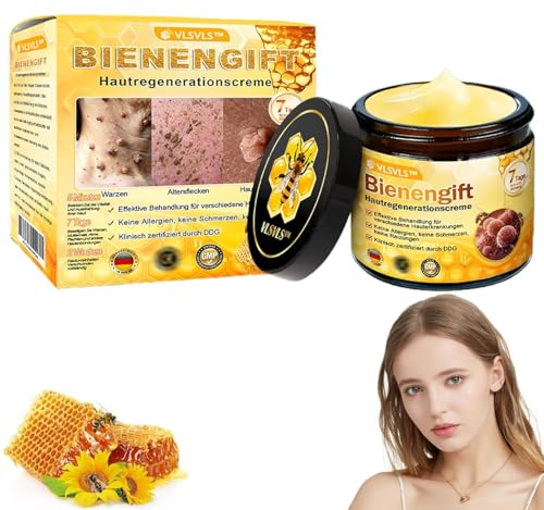 2025 Neu Bienengift Komplettcreme, Bee Venom Complete Cream, Bienengift Therapie Creme Bienengiftsalbe Professionelle Bienengift Creme Bienengiftcreme Bee Venom Cream für alle Hauttypen (1)