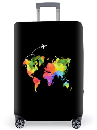 MHJY Kofferhülle 18–32 Zoll – Verdickte Elastische Kofferschutzhülle aus Polyester, Waschbare Gepäckabdeckung für Reisen, Anti-Kratzer Luggage Cove