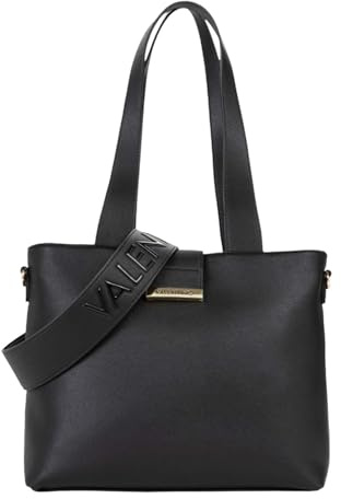 Valentino Schultertasche Dione Re Shopping Bag Nero schwarz