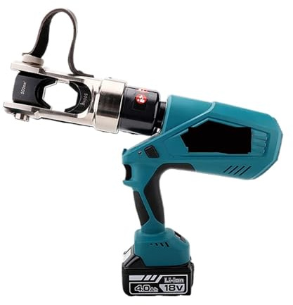 Alicates hidráulicos recargables de 16-630mm² 180KN, alicates de prensado de carga hidráulica eléctrica DC18V/4Ah herramienta ED-630U