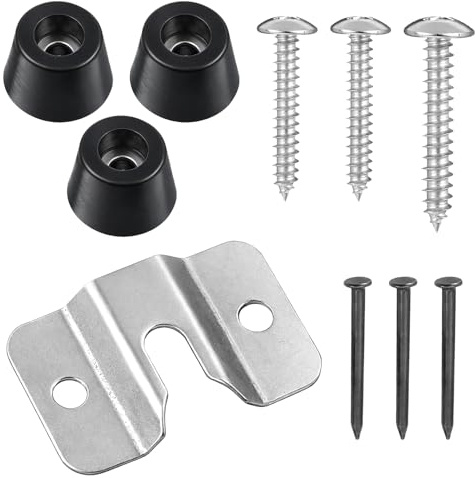 Thinp Dart Board Wandhalter, Tragbares Dartscheibe Halterung Wand Aufhängen Halterung Set mit Schrauben, Nägeln und Stabilisatoren Dartscheiben Zubehör für Steeldartboards Wandhalterung für Dartboards