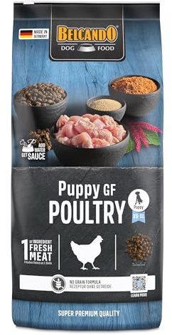 BELCANDO Puppy GF Poultry [12,5 kg] Nourriture pour Chiots sans céréales | Nourriture complète pour Chiots jusqu'à 4 Mois