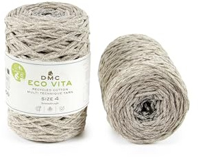 DMC - Eco Vita 4 Multico | Recyceltes Baumwollgarn | 250g - 200m | 6 Farben