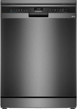 SIEMENS Geschirrspüler 6 Prg, Edelstahl, Stahlgrau (Glossy), Freistehend