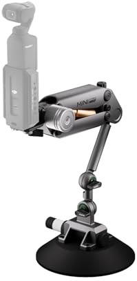 Tilta Hydra Alien Mini Auto-Befestigungssystem, Schwingarm-Set | Kompatibel mit DJI Action 6/5 Pro/4/3, DJI Osmo Pocket 4P/4/3, Insta360 X5/X4/X3, iPhone mit Khronos, Titangrau