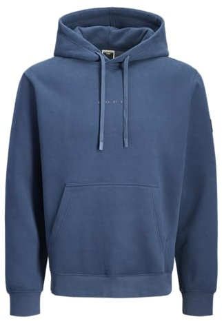 JACK & JONES Jcopoint Sudadera con Capucha para Hombre, Gris, M
