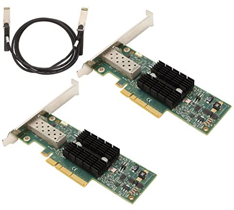 Tarjeta de Red de 10GB+ MNPA19 para PC con, Tarjeta Adaptadora de Pice de Alta Velocidad para Centros de Datos, Compatible con Varios Sistemas