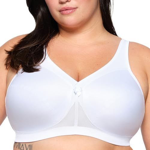 Glamorise Femme Magiclift Active Support Bra Wirefree #1005 Soutien-Gorge, Weiß, 125J EU