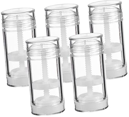 Beavorty 5stücke Leere Creme Behälter Rotierende Container Für Leere Creme Flaschen Kompakt Und Tragbar Für Reisen Und Camping Auslaufsichere Verpackung Für Hautpflegeprodukte