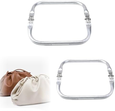 2 Piezas Boquillas para Bolsos,Boquillas Monederos Metalicas Marco de Metal para Monedero Marco de Monedero de Metal Cierre de Boquilla para Bolsos Metal Boquilla Manualidades Bolsos