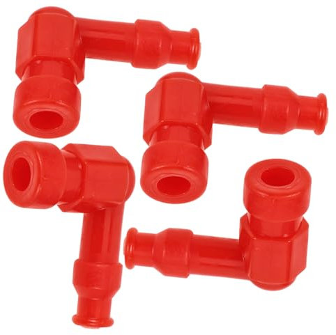 TINEASUR 10stücke Teiliges Wasserdichter Hitzebeständiger Gummikappen Für Zündkerzen Robustes Steckschutz-zubehör Für Scooter Praktische Montage Langlebig Alternatives Roller-zubehör
