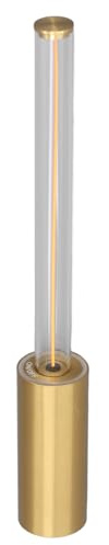 Srliya LED Tischlampe LED Kabellose Tischlampe 3 Modi Dimmbar Touch Control USB Wiederaufladbare Handheld Nachttischlampe für Esstisch Terrasse Restaurant (Gold)