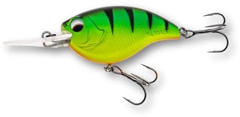 LMAB Crankbait 5,5 cm Power Vibe 55F - 3 Lauftiefen, Floating - Wobbler Barsch, Crankbait Wobbler, Kunstköder Angeln, Barsch Wobbler, Spinnfischen Köder