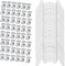 200 Pcs Greenhouse Stainless Steel Glass Clips Pane Window Fixings- 100 Pcs Greenhouse Glazing W Wire Clips, 100 Pcs Greenhouse Glazing Z Wire Clips for Greenhouse Glass Clips