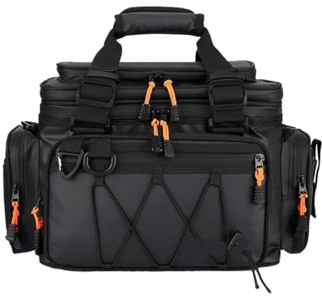 BOJHGO Angelrucksack Große Kapazität Angeln Tasche wasserdichte Multifunktionale Köder Taille Pack Outdoor Schulter Taschen Karpfen Angelgerät Lagerung Taschen(Large)