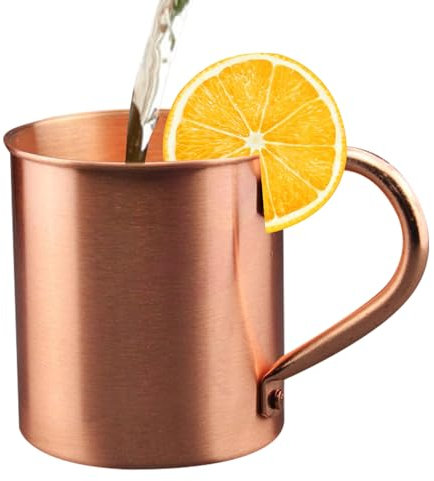 Generico Coppe In Rame | Leggere Tazze Da Bere Morbide Al Contatto,Coppa Artigianale Per Bevande Vino Caffè Birra Acqua Cucina