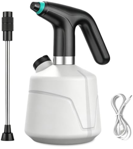Pulvérisateur Électrique 2L Arrosoir Électrique Rechargeable, Pulvérisateur À Batterie Pulvérisateur À Pression Pulvérisateur De Jardin avec Buse Réglable, Rallonge, Für Maison Jardinage