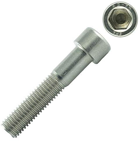 Eisenwaren2000 | Zylinderschrauben mit Innensechskant M12 x 50 mm (50 Stück) - Zylinderkopf Schrauben ISO 4762 - DIN 912 - Gewindeschrauben - Edelstahl A2 V2A- rostfrei