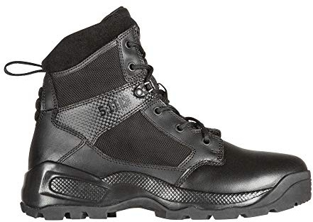 5.11 Tactical Men’s Black Boots, ATAC 2.0 6-Inch, Lightweight Comfort Work Boot, Black, 9.5 Regular, Style 12401