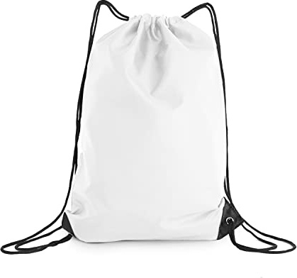 adam & eesa® Sac de gym unisexe avec cordon de serrage – Sac étanche personnalisé avec poignées de transport pour homme et femme – Idéal pour la plage, les vacances, le shopping, le yoga (capacité de