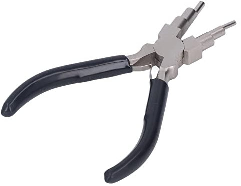 Alicates para Enrollar de 6 Secciones, Herramienta para Doblar Alambre de Metal de Punta Redonda para Joyería Artesanal