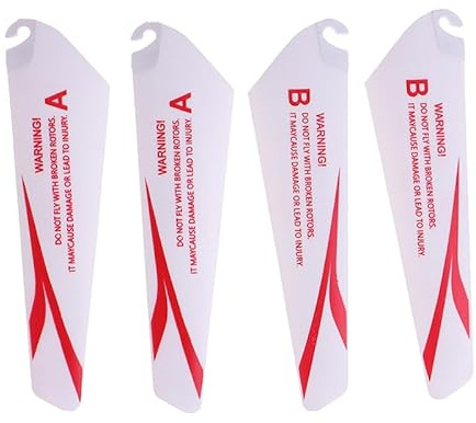 HugMiu 4pcs 7,29 cm Ersatzblätter Fans Requisiten für RC Mini Hubschrauber Rotor RC CH002 CH023 Drohnenspielzeug Ersatzteile