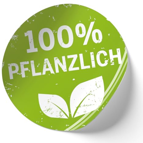 Finest Folia 500x Produkt Aufkleber Lebensmittel Etiketten Hinweis Sticker für Allergiker (R002 100% pflanzlich)