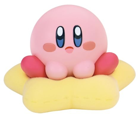 Banpresto Figura de Acción Coleccionable Kirby Fluffy Puffy - Mine Break Time, 4 cm - BP28516P Multicolor, Optimo para los fanaticos del Videojuego