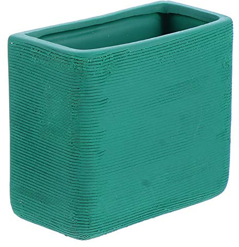 YARNOW geometrischer Wandpflanzer Selbstbewässerung Vermehrung ästhetisch Körbe einzigartig zimmerpflanzen Blumentopf Wandvase Sukkulenten-Übertopf saftiger Pflanzentopf Keramik Green