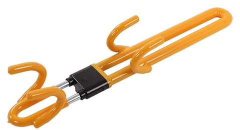 KIMISS Cerradura de Volante de Seguridad para Vehículos de Alta Resistencia para Automóvil + Cerradura de Seguridad Antirrobo para Automóvil Agarre Cómodo y Confiable Impacto Ergonómica para Volante