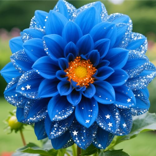 Dalia bulbi,Dalia pianta vera,Piante erbacee perenni,Facile da curare,Decorazione del giardino, bulbi belli e sani(non fiori artificiali)-4 bulbi-I