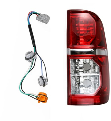 YSQIFBABD Luces Traseras Faros Traseros Conjunto De Luz Trasera Con Cables (1 Unidad) Para Toyota Para Hilux 2005-2015. Advertencia/luz Reversa(R)