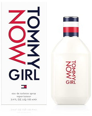Tommy Hilfiger – TOMMY NOW GIRL Eau de Toilette 100 ml – Parfüm Damen – ​​Blumig-fruchtiger Duft – Frisch und mit Zitrusnoten – In einer weißen Glasflasche