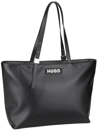 HUGO Mel 2.0 Tote, Borsa_tote Donna, Black, One Size