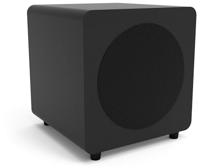 Kanto SUB8 Sealed Powered Subwoofer | 300W Peak Power | 8 Woofer | Vinyl | Matte Black