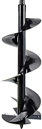 Punta per Moto Trivella a Spirale per Piantare Alberi,Arbusti,Piante,Pali Lunghezza 80CM Diametro 200MM