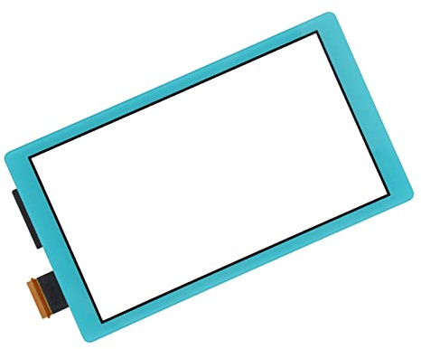 Verre de Remplacement pour Écran Tactile Lite Panneau Avant Extérieur Compatible avec Console de Jeu Verre Trempé Anti-Rayures Écran de Protection Vert