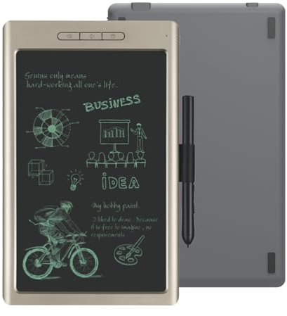 Elektronisches Zeichentablett zum Entwerfen und Zeichnen – kompatibel mit Design-Software – kabelloser Stift mit hoher Empfindlichkeit und Neigungsfunktion,Metallic
