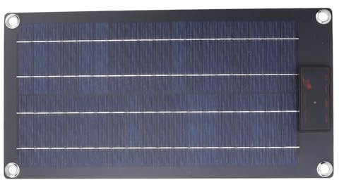 CHEOTIME 10W panneau solaire portable 18V léger mini chargeur solaire USB pour téléphones, banques d'alimentation, extérieur, camping, randonnée, sac à dos