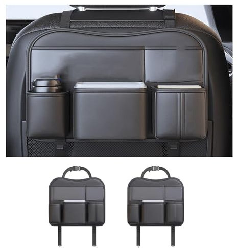 KNBEAZCDE Auto Aufbewahrungstasche Für MERC&edes B&ENZ Cla-Klasse W118 C118 2020-2024 Auto-Rücksitz-Organizer, Auto-Aufbewahrungstasche, Rücksitze, Hänge-Organizer