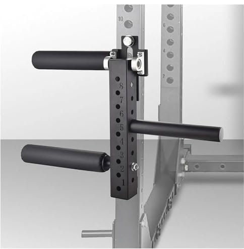 Beinstrecker-Aufsatz für Heim-Fitnessstudio – Sitzende Beinstreckung und Curl-Maschine Power Cage Rack Aufsätze mit 8 verstellbaren Positionen für Beinkrafttraining