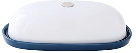 RPXHZLKTM Butter Dish Butter Dish with Lid Ceramic Butter Dish Butter Box with Knife Butter Dish with Lid Set Butter Container(A)