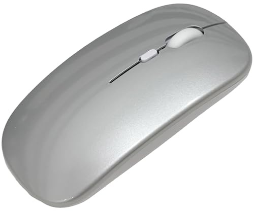 OPAX51 Ratón óptico ​Inalámbrico con Mini Receptor USB 2.4GHz Mouse para portátil, Laptop, Notebook Silencioso, 3 Niveles dpi, Ergonómico y Ligero 51CH058