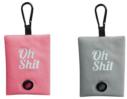 JYNXOR 2 Pcs Porta Sacchetti Cane Cacca Porta Sacchetti Igienici Per Cani, Dispenser Sacchetti Per Gli Escrementi Dei Cani e Degli Animali Domestici, Dispenser Sacchetti Igienici Per Animali