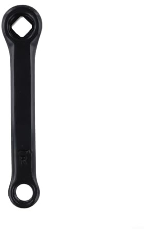 Juego de bielas para bicicleta estática de hierro de 127 mm para ciclismo eficiente a la izquierda y derecha (manivela izquierda + derecha)