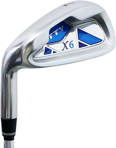 Mazza da Golf per Mancini Ferro Adulto Uomo Donna Pratica di Golf con Asta in Acciaio Grafite Golf di Precisione Mazza Singola, with Steel Rod