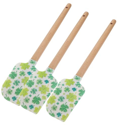 OFFSCH 3piezas Espátula De Silicona Antiadherente para Hornear Utensilios De Cocina Accesorios para Hornear para Mezclar y Esparcir Mantequilla Repostería