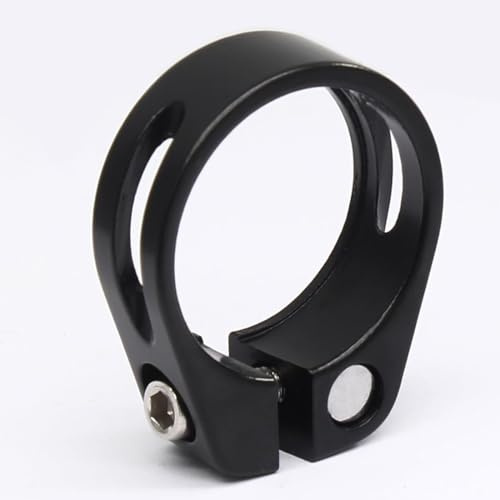 Bike Cierre sillín o Abrazadera tija sillín Bicicleta para Bici montaña (MTB) o Carretera Ultraligero y Resistente (Aluminio - 34,9mm)