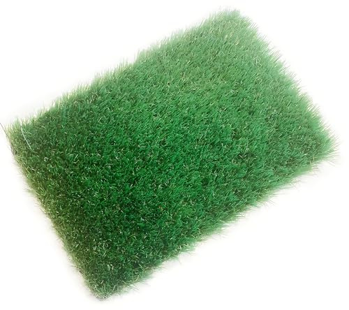 RybdaFDc Césped Artificial de tamaño pequeño, con Colores realistas, for jardín, balcón, Patio y césped sintético.(Green,2x1.5m(6.56x4.92ft))